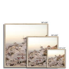 Load image into Gallery viewer, Oia Sundown Framed Print
