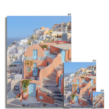 Load image into Gallery viewer, Pink House Oia Fine Art Print
